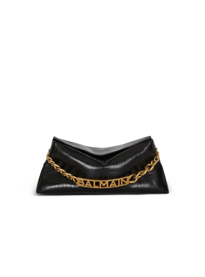 1945 Soft clutch in crinkled calfskin leather 1945 Soft clutch in crinkled calfskin leather