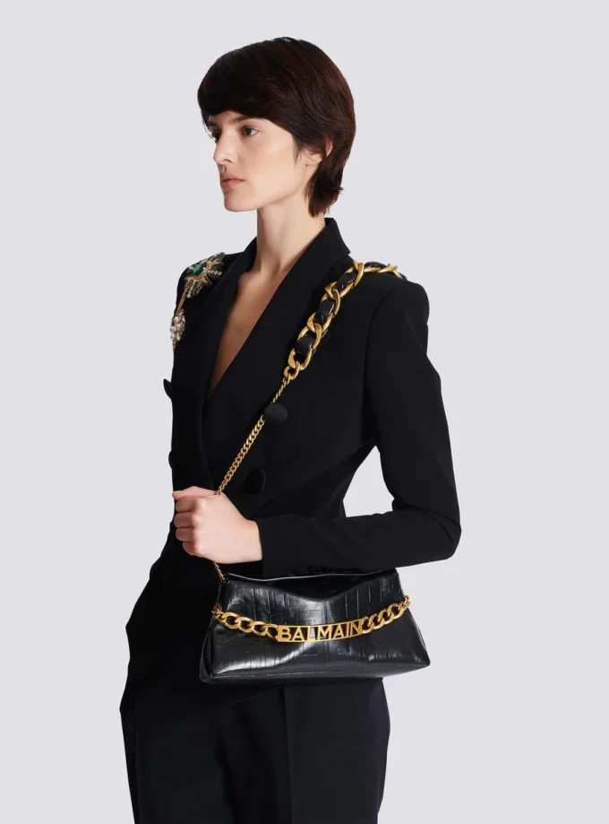 1945 Soft clutch in crinkled calfskin leather 1945 Soft clutch in crinkled calfskin leather