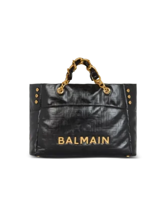 1945 Soft crackled leather tote bag