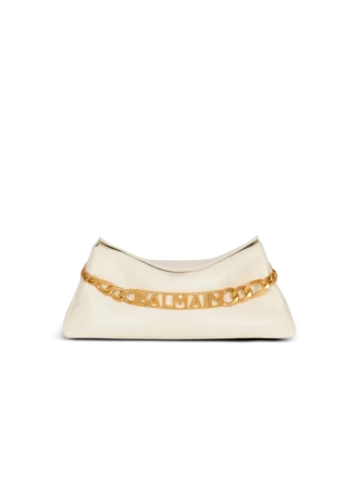 1945 Soft crinkled leather clutch