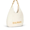 1945 Soft Hobo bag in embossed crinkled calfskin with a PB Labyrinth monogram 1945 Soft Hobo bag in embossed crinkled calfskin with a PB Labyrinth monogram