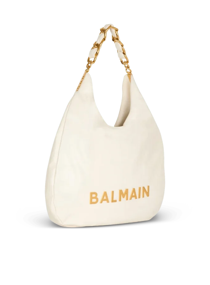 1945 Soft Hobo bag in embossed crinkled calfskin with a PB Labyrinth monogram 1945 Soft Hobo bag in embossed crinkled calfskin with a PB Labyrinth monogram
