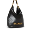 1945 Soft Hobo crinkled leather tote bag with monogram 1945 Soft Hobo crinkled leather tote bag with monogram