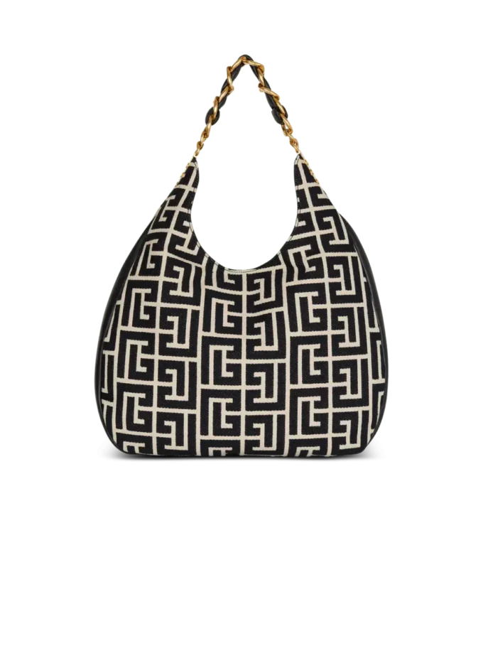 1945 Soft Hobo Large monogrammed jacquard tote bag 1945 Soft Hobo Large monogrammed jacquard tote bag