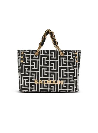 1945 Soft PB-monogrammed jacquard canvas tote bag