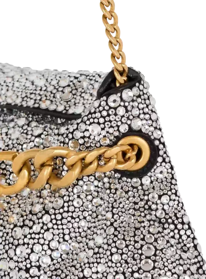 1945 Soft suede and rhinestone clutch 1945 Soft suede and rhinestone clutch