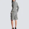 6-buttons jacket in Prince of Wales jacquard 6-buttons jacket in Prince of Wales jacquard