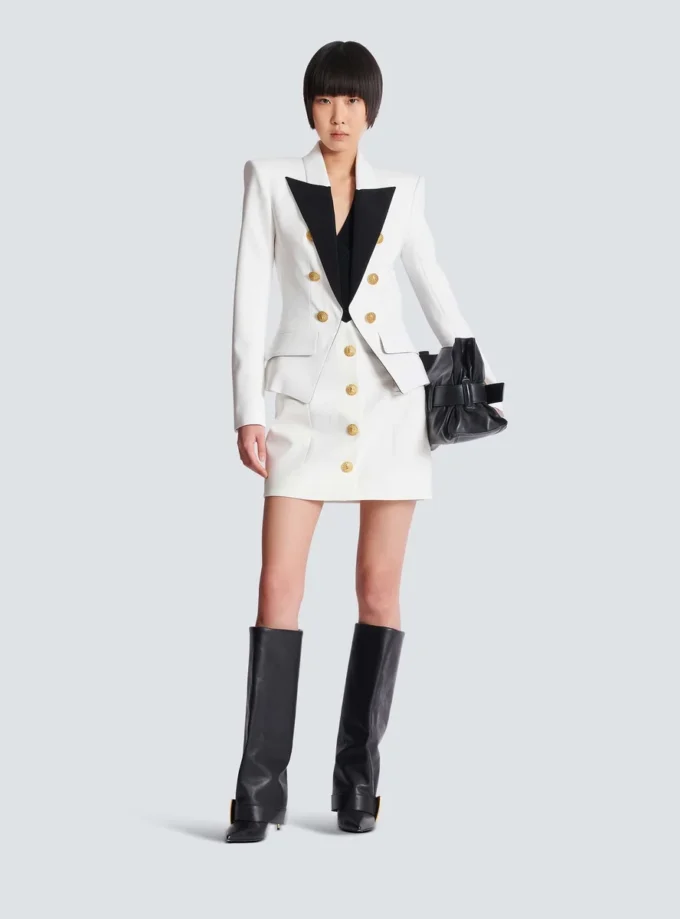 6-buttons two-tone jacket 6-buttons two-tone jacket