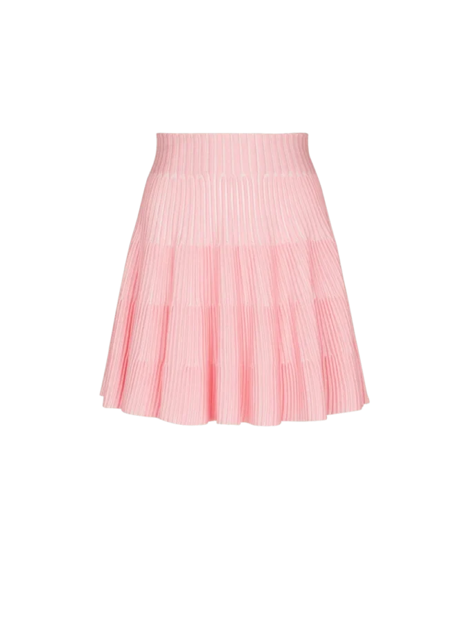A-line textured knit skirt A-line textured knit skirt