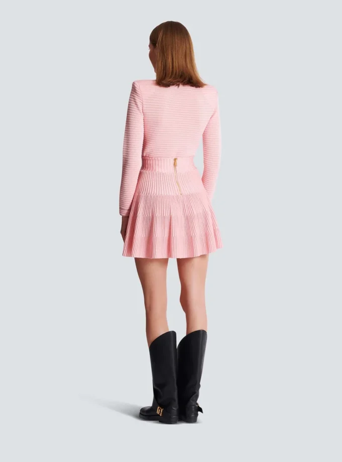 A-line textured knit skirt A-line textured knit skirt