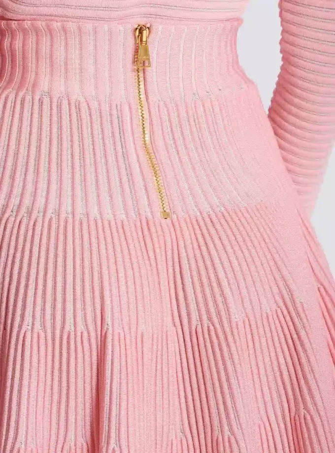 A-line textured knit skirt A-line textured knit skirt