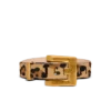 Anthem leopard print leather belt Anthem leopard print leather belt