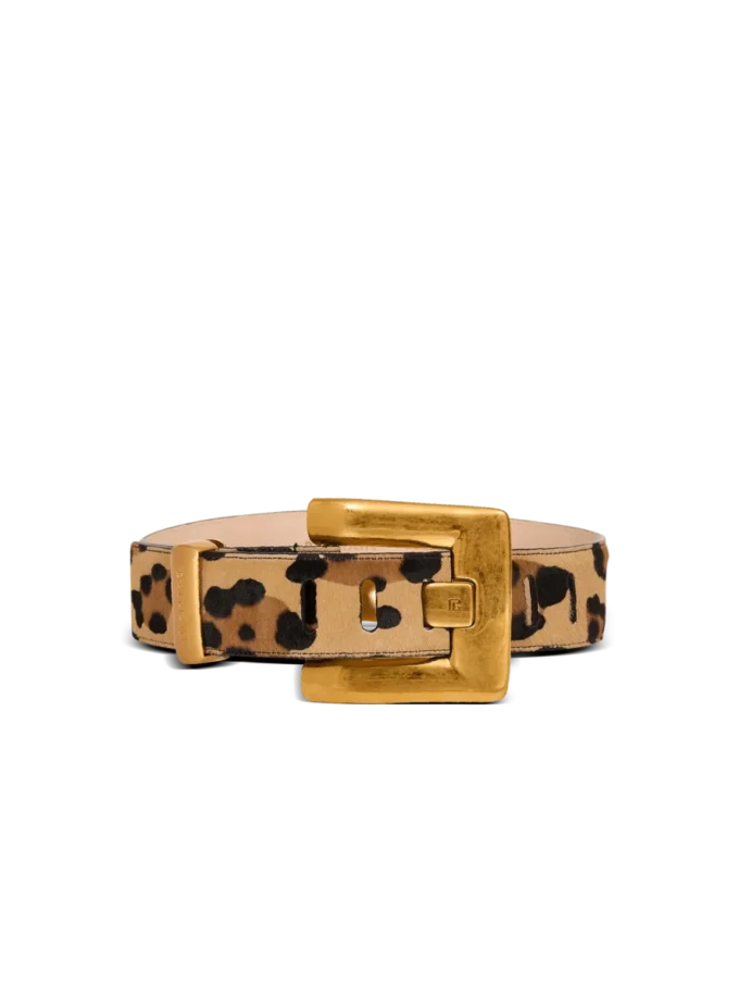 Anthem leopard print leather belt Anthem leopard print leather belt