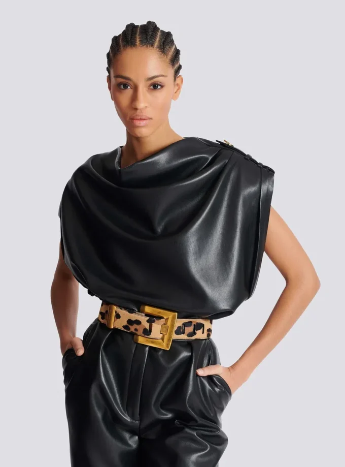 Anthem leopard print leather belt Anthem leopard print leather belt