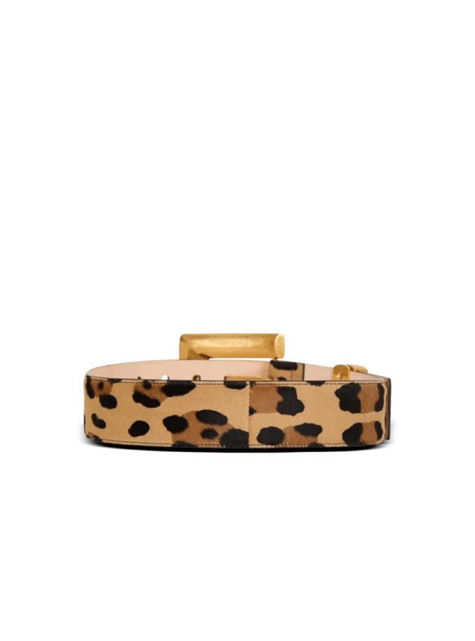 Anthem leopard print leather belt Anthem leopard print leather belt