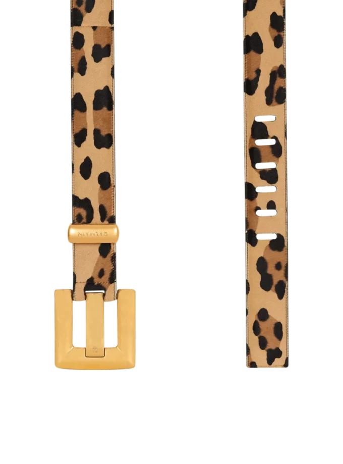 Anthem leopard print leather belt Anthem leopard print leather belt