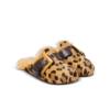Anthem leopard print ponyskin leather and faux fur mules Anthem leopard print ponyskin leather and faux fur mules