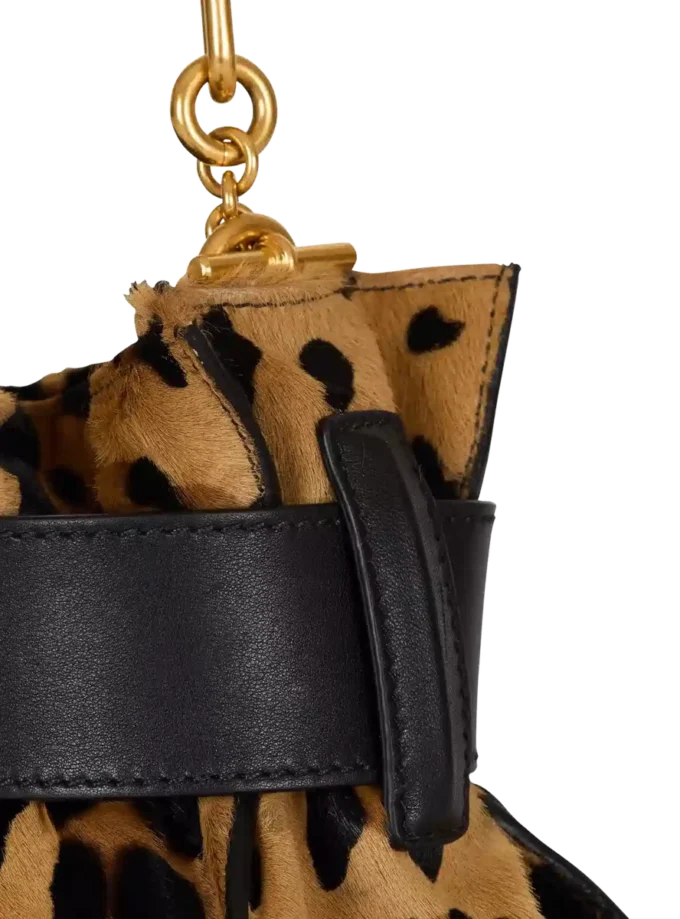 Anthem Mini ponyskin-style leopard print bag
