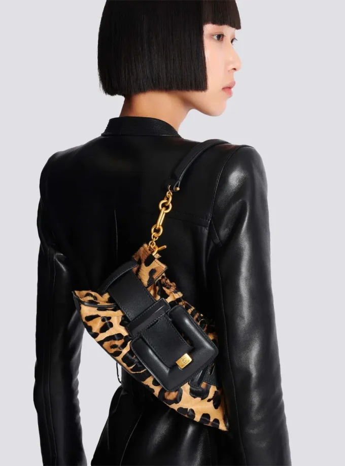 Anthem Mini ponyskin-style leopard print bag