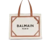 B-Army 42 canvas tote bag with leather details B-Army 42 canvas tote bag with leather details