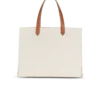 B-Army 42 canvas tote bag with leather details B-Army 42 canvas tote bag with leather details