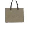 B-Army 42 canvas tote bag with leather details B-Army 42 canvas tote bag with leather details