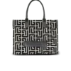 B-Army 42 monogram jacquard and leather Tote bag B-Army 42 monogram jacquard and leather Tote bag