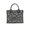 B-Army monogrammed jacquard and leather tote bag B-Army monogrammed jacquard and leather tote bag