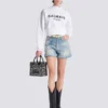 B-Army monogrammed jacquard and leather tote bag B-Army monogrammed jacquard and leather tote bag