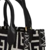 B-Army monogrammed jacquard and leather tote bag B-Army monogrammed jacquard and leather tote bag