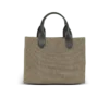 B-Army small tote bag in canvas and leather