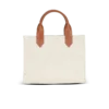 B-Army small tote bag in canvas and leather