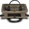B-Army small tote bag in canvas and leather