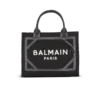 B-Army tote bag in monogrammed canvas and leather