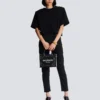 B-Army tote bag in monogrammed canvas and leather