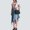 B-Buzz 23 grained leather bag