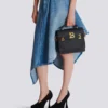 B-Buzz 23 grained leather bag