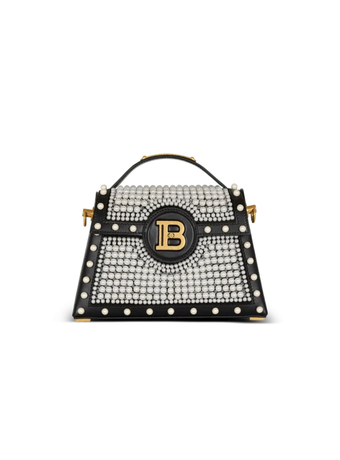 B-Buzz Dynasty bag in leather and embroidered satin B-Buzz Dynasty bag in leather and embroidered satin