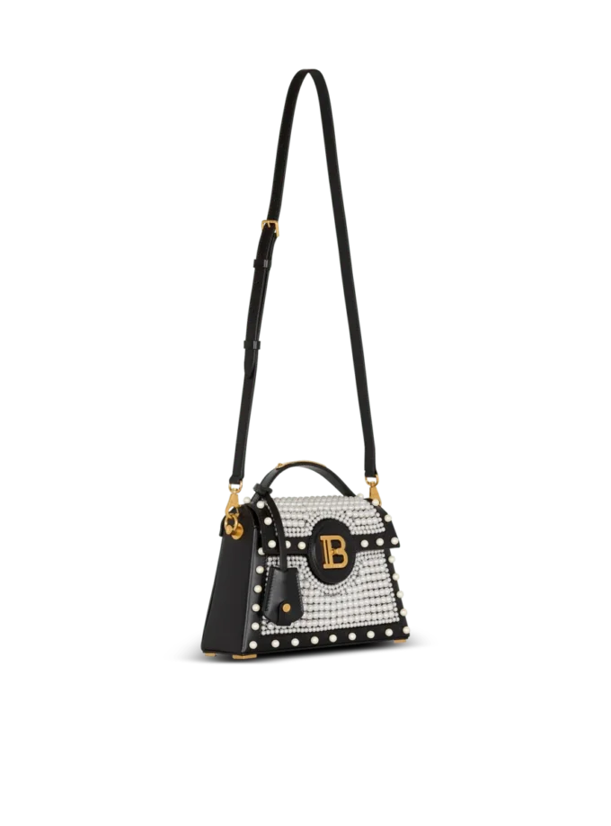 B-Buzz Dynasty bag in leather and embroidered satin B-Buzz Dynasty bag in leather and embroidered satin