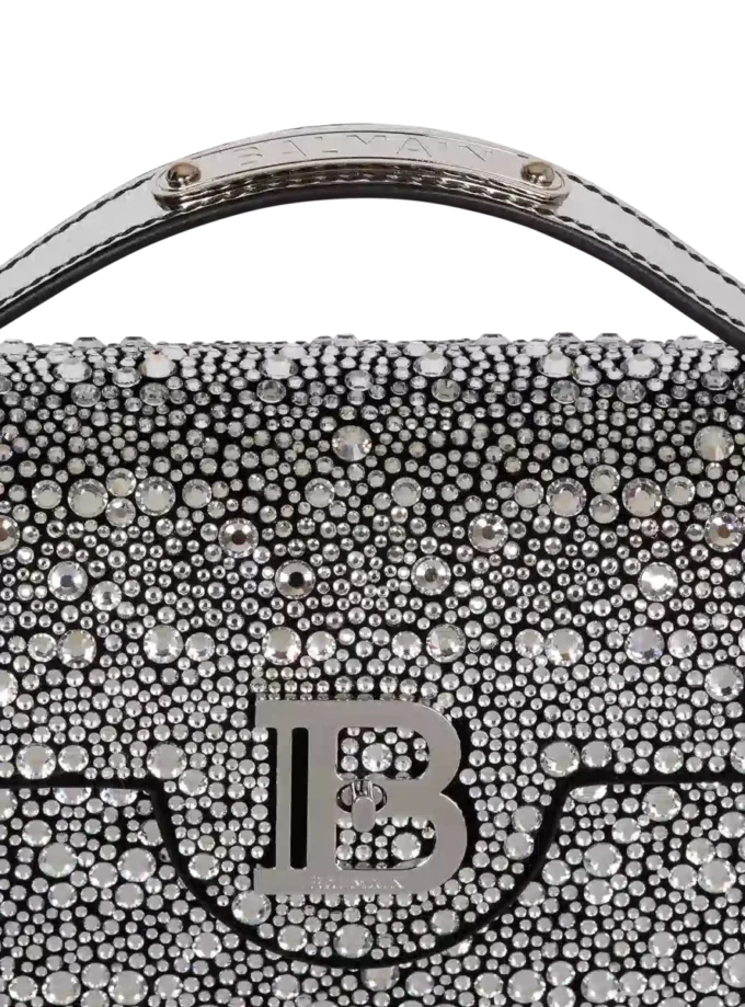 B-Buzz Dynasty bag in suede and rhinestones B-Buzz Dynasty bag in suede and rhinestones