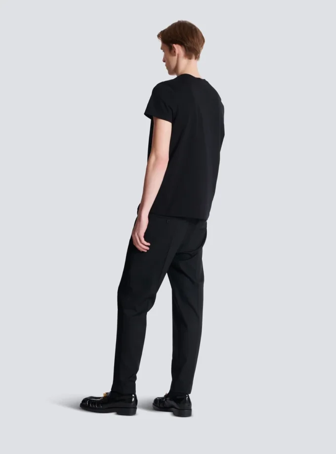 Balmain Chaînes Logo printed T-shirt