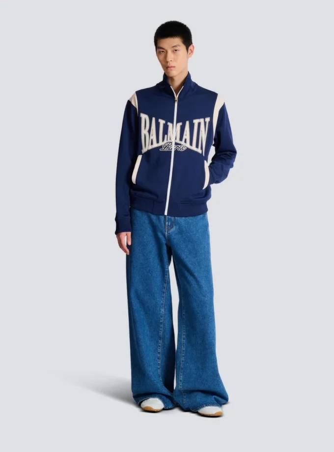 Balmain College zipped tracksuit jacket Balmain College zipped tracksuit jacket
