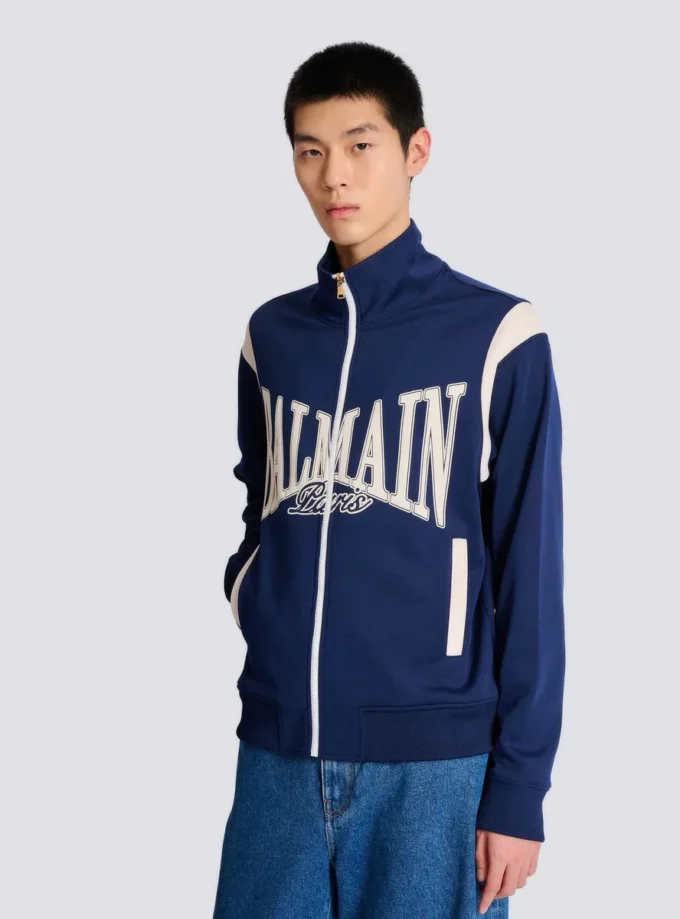 Balmain College zipped tracksuit jacket Balmain College zipped tracksuit jacket