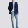 Balmain Écusson embroidered cotton shirt