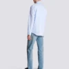 Balmain Écusson embroidered cotton shirt