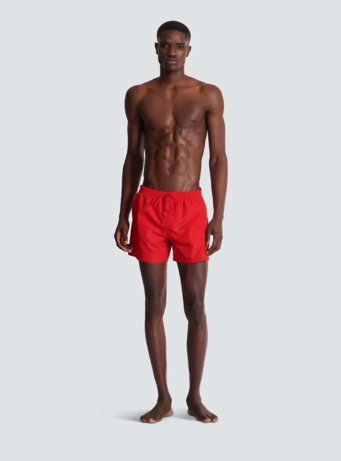 Balmain Paris embroidered swim shorts Balmain Paris embroidered swim shorts