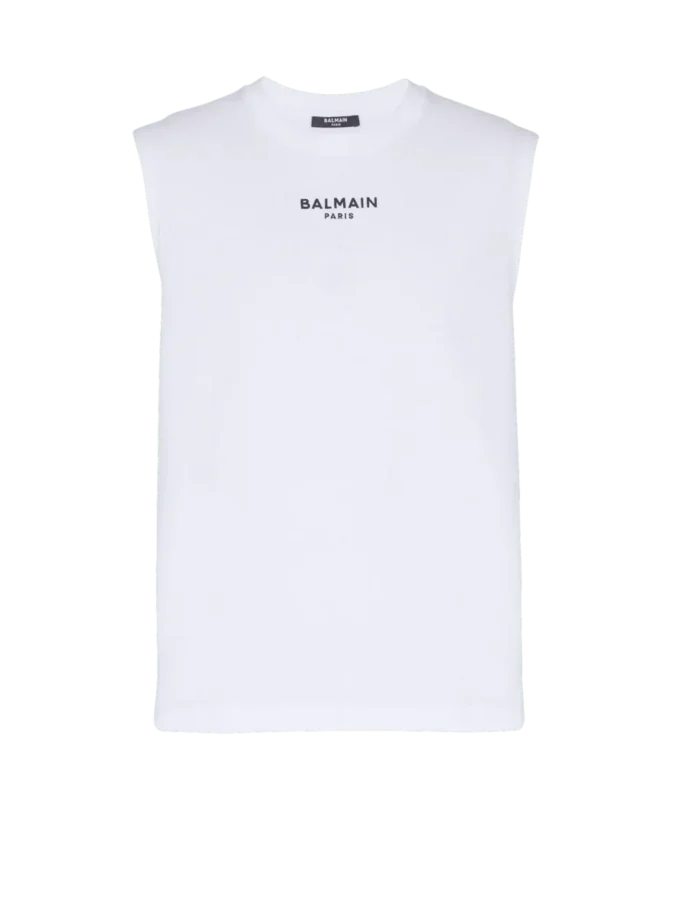 Balmain Paris embroidered vest top Balmain Paris embroidered vest top