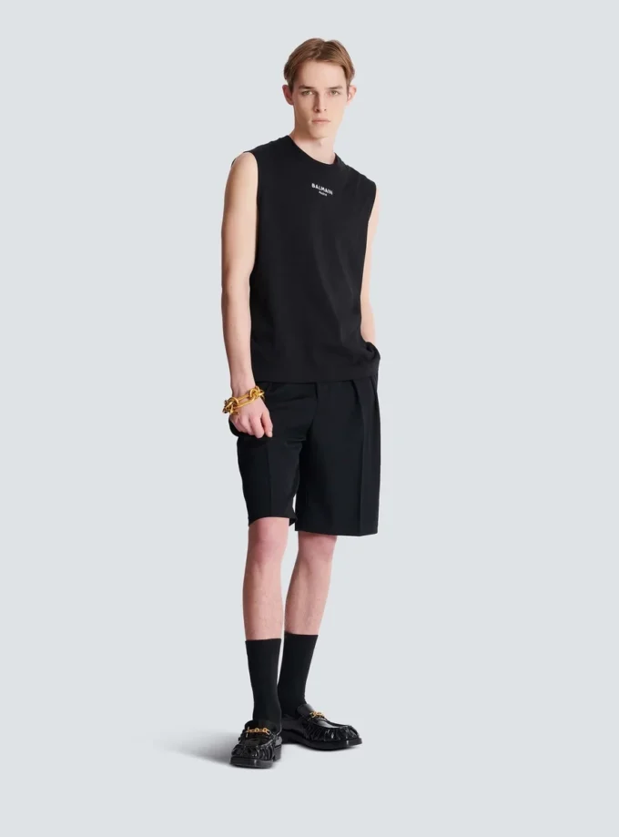 Balmain Paris embroidered vest top Balmain Paris embroidered vest top