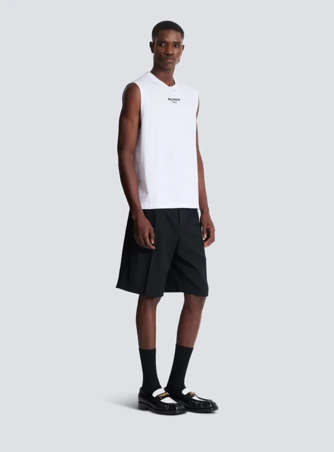 Balmain Paris embroidered vest top Balmain Paris embroidered vest top