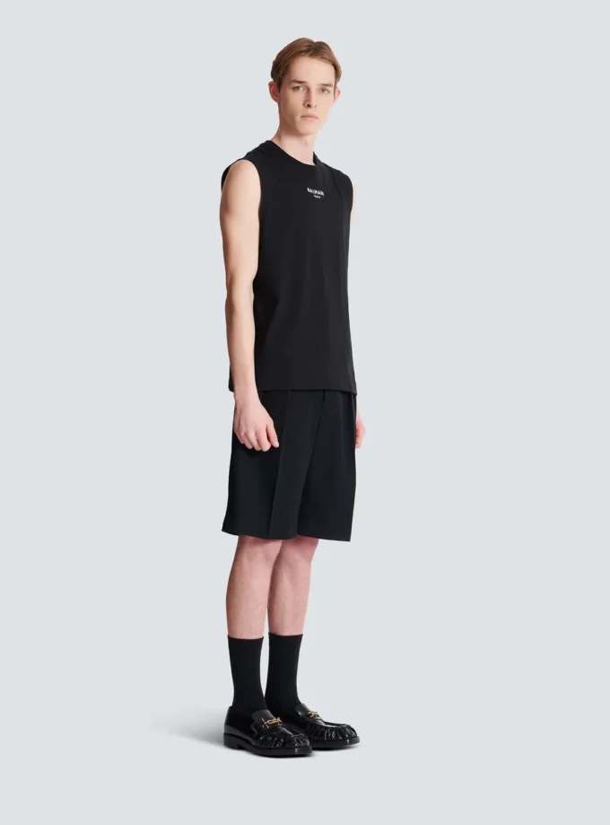 Balmain Paris embroidered vest top Balmain Paris embroidered vest top